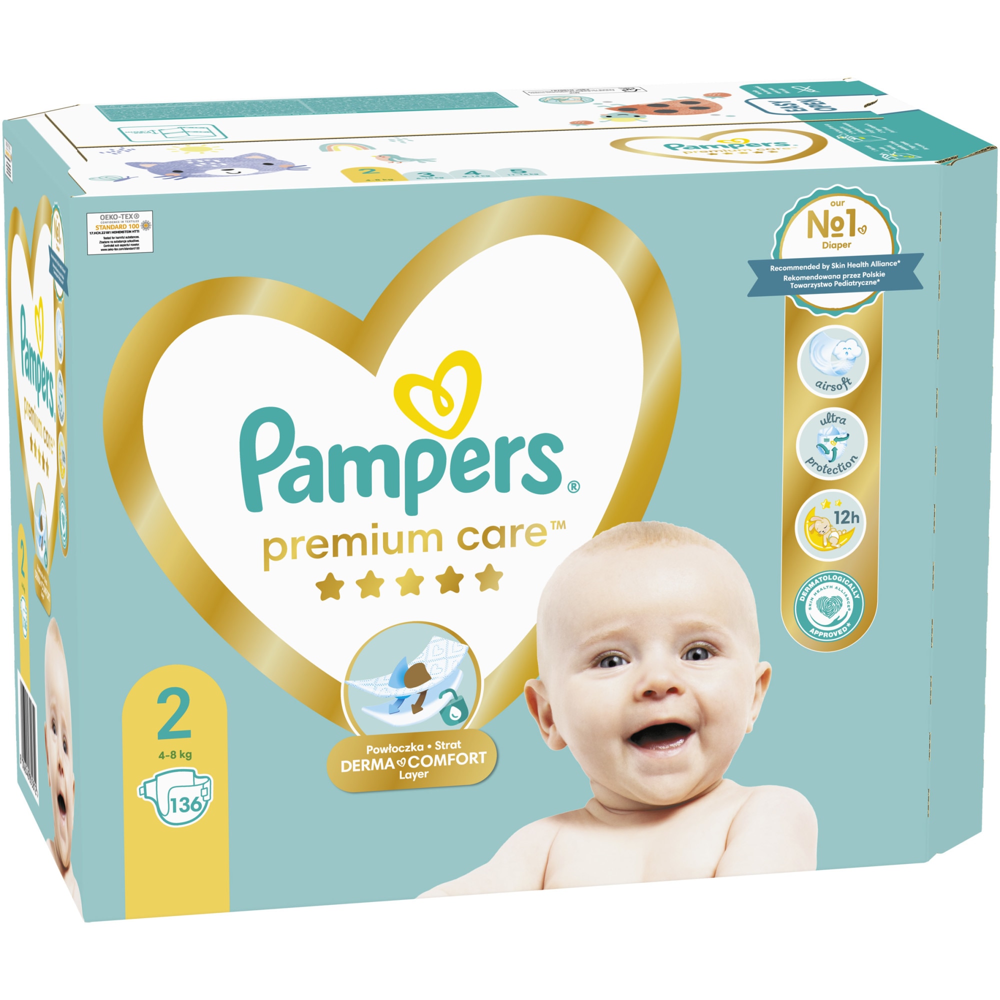 pampers new baby pieluchy rozmiar 1 mini