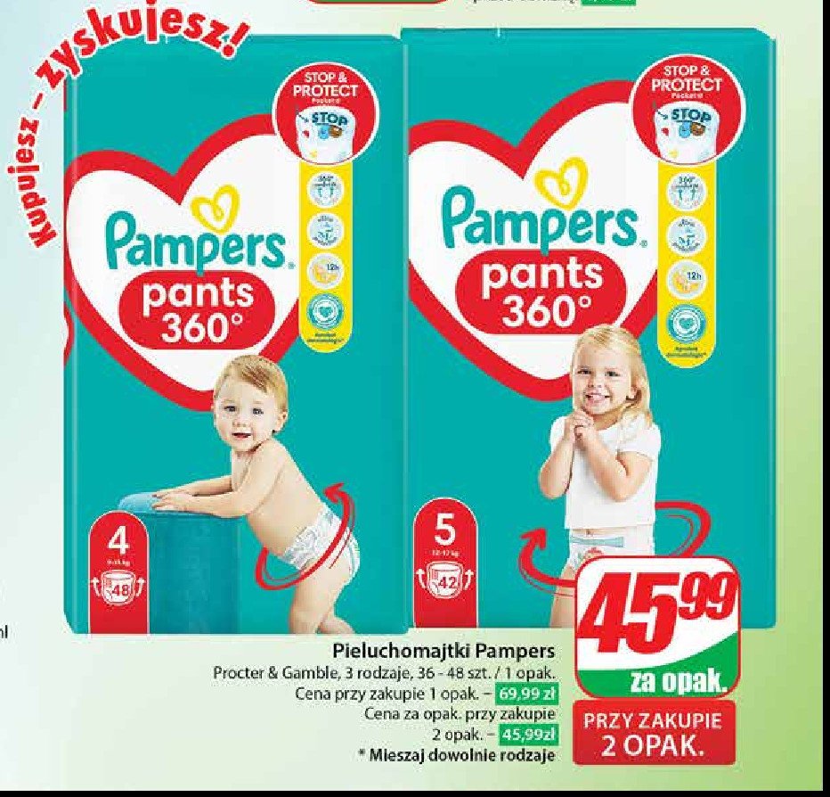 chusteczki pampers premium gold