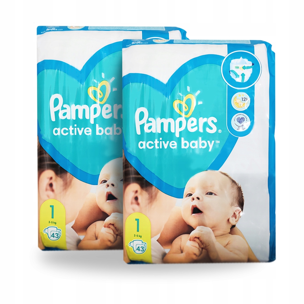 pampers pieluch pudło