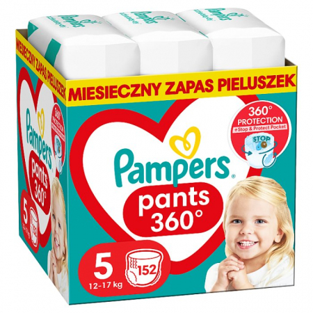 pampers majtki jak założyć