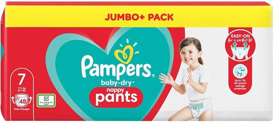 pieluchomajtki pampers carry packs