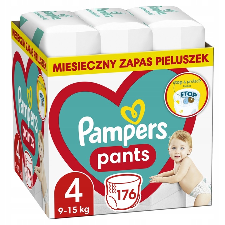 pampers diapers pants mega box no.4 104 pcs