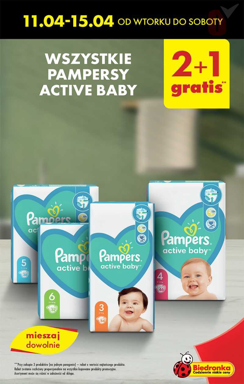 pampers pieluszki dla dziewczynek