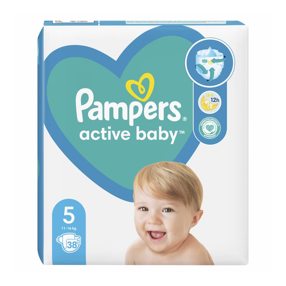 pampers na ile godzin