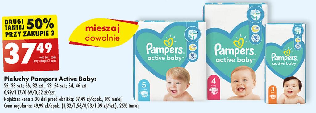 pieluchy pampers 4 cneo