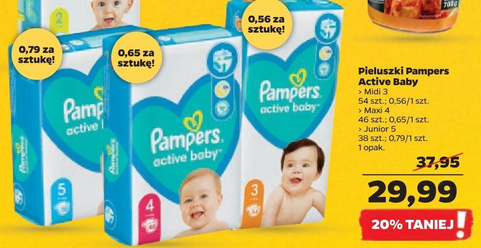 auchan pampers premium care 4 cena