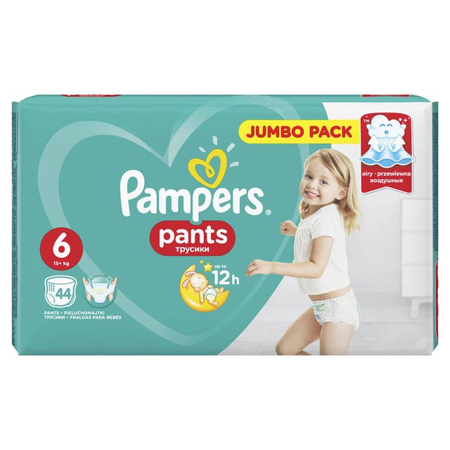 pampers naturally clean chusteczki nawilżane 6 x 64 szt