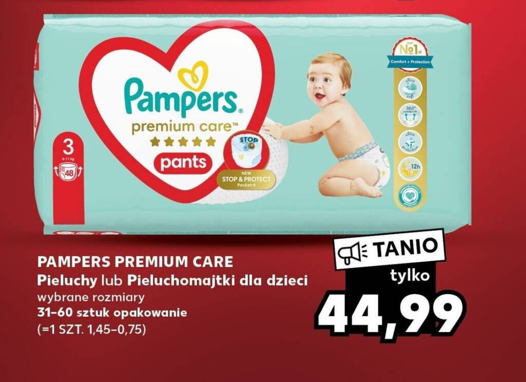 pampers premium care pieluchy rozmiar 2 mini 4-8kg