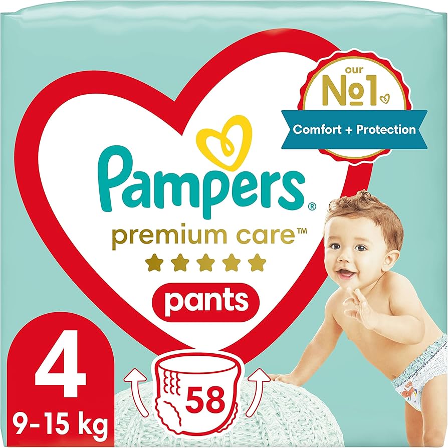 pieluchomajtki pampers 4 maxi 100 sztuk