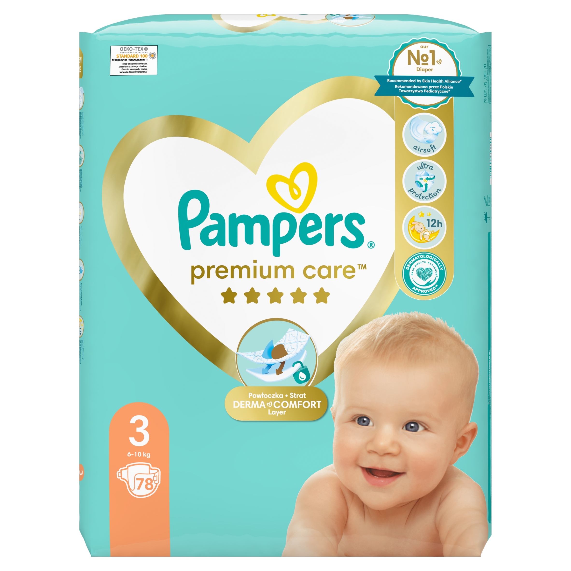 pampers rozmiar 1 43 pieluszki 2-5 kg