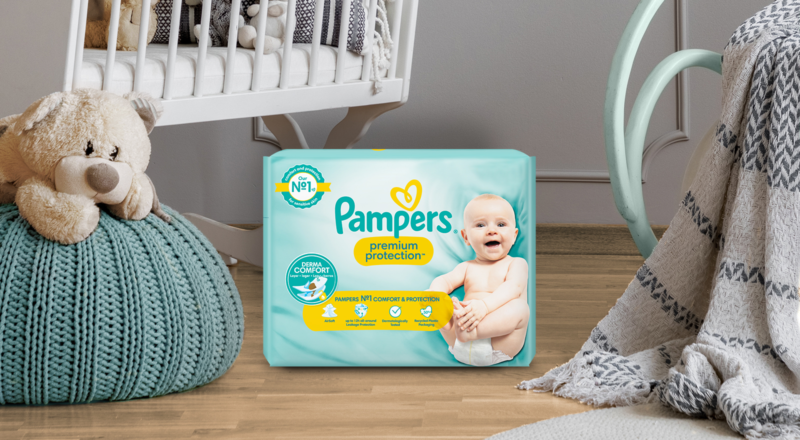 pampers pants tasma z przodu