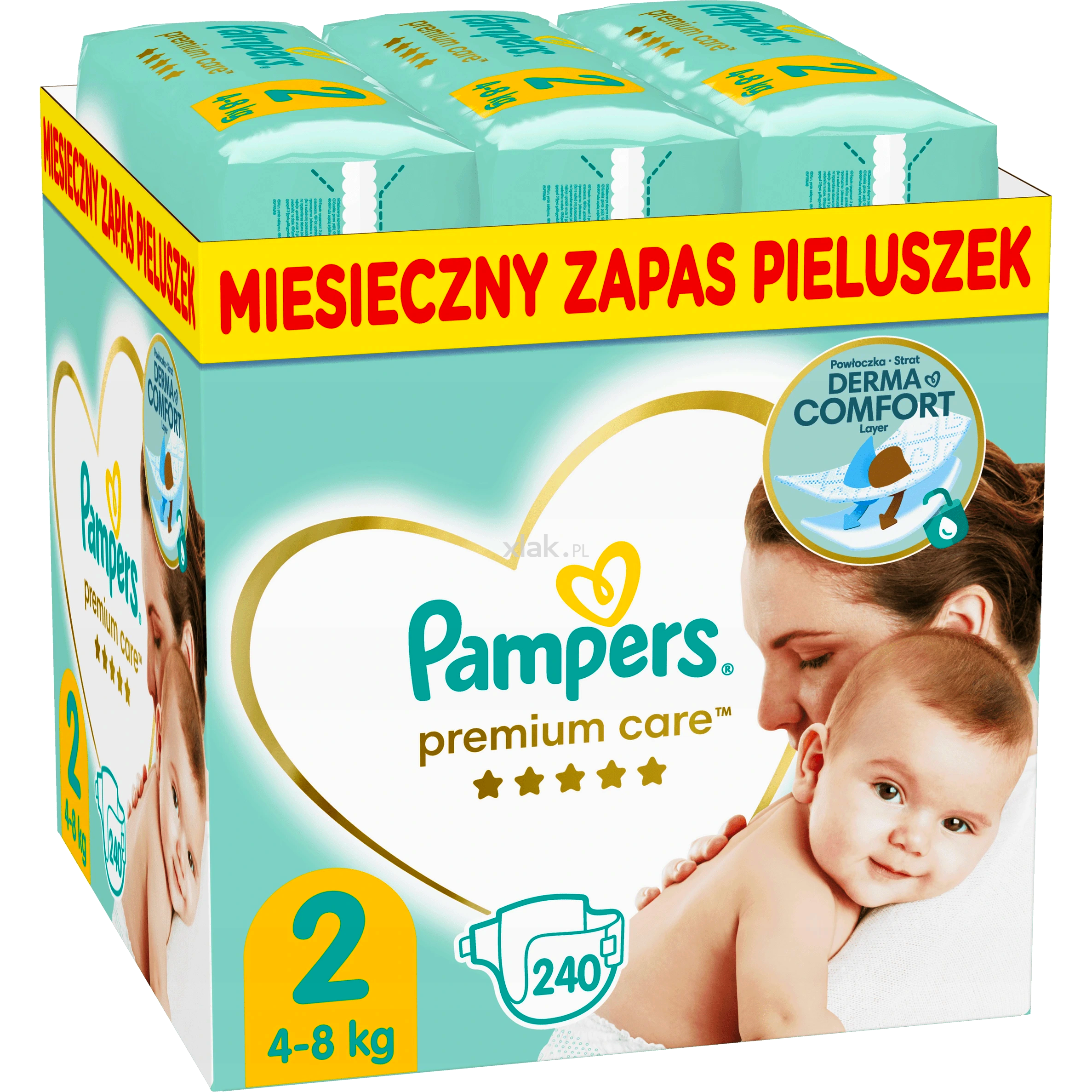 pampers premium care 1 pieluszki pieluchy 156szt