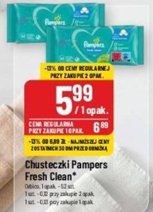 pampers 106 szt tesco