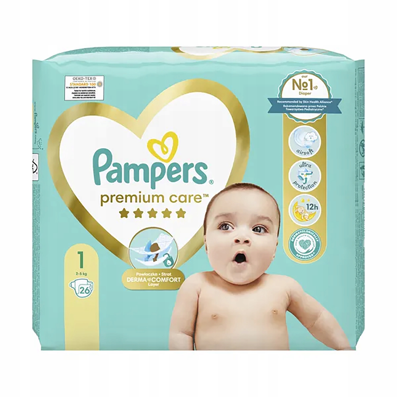 pieluchy pampers premium care 1 88 szt