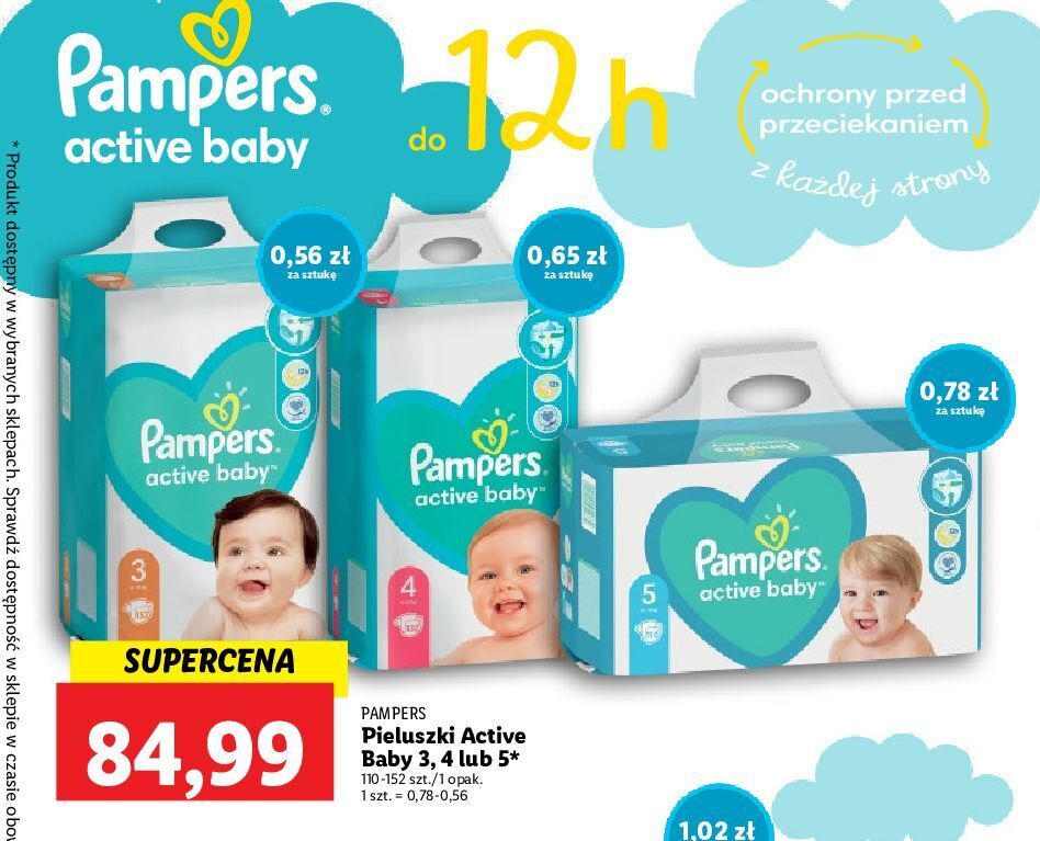 pieluchomajtki pampers czy babydream