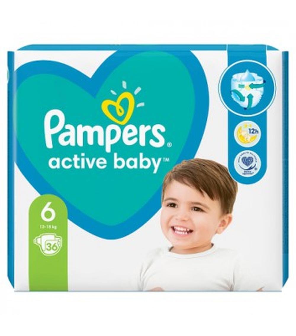 pampers active 4+ 96