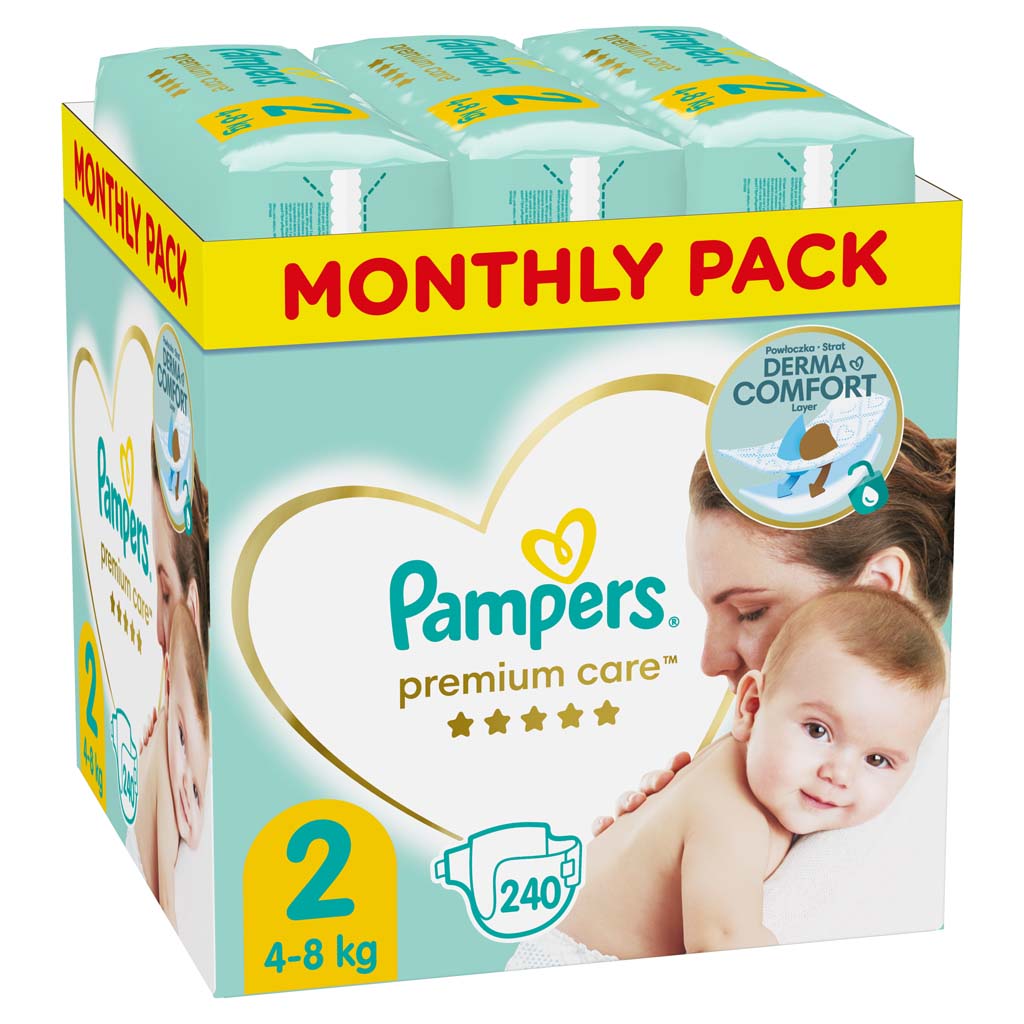 pampers premium dla noworodka na ile starczy