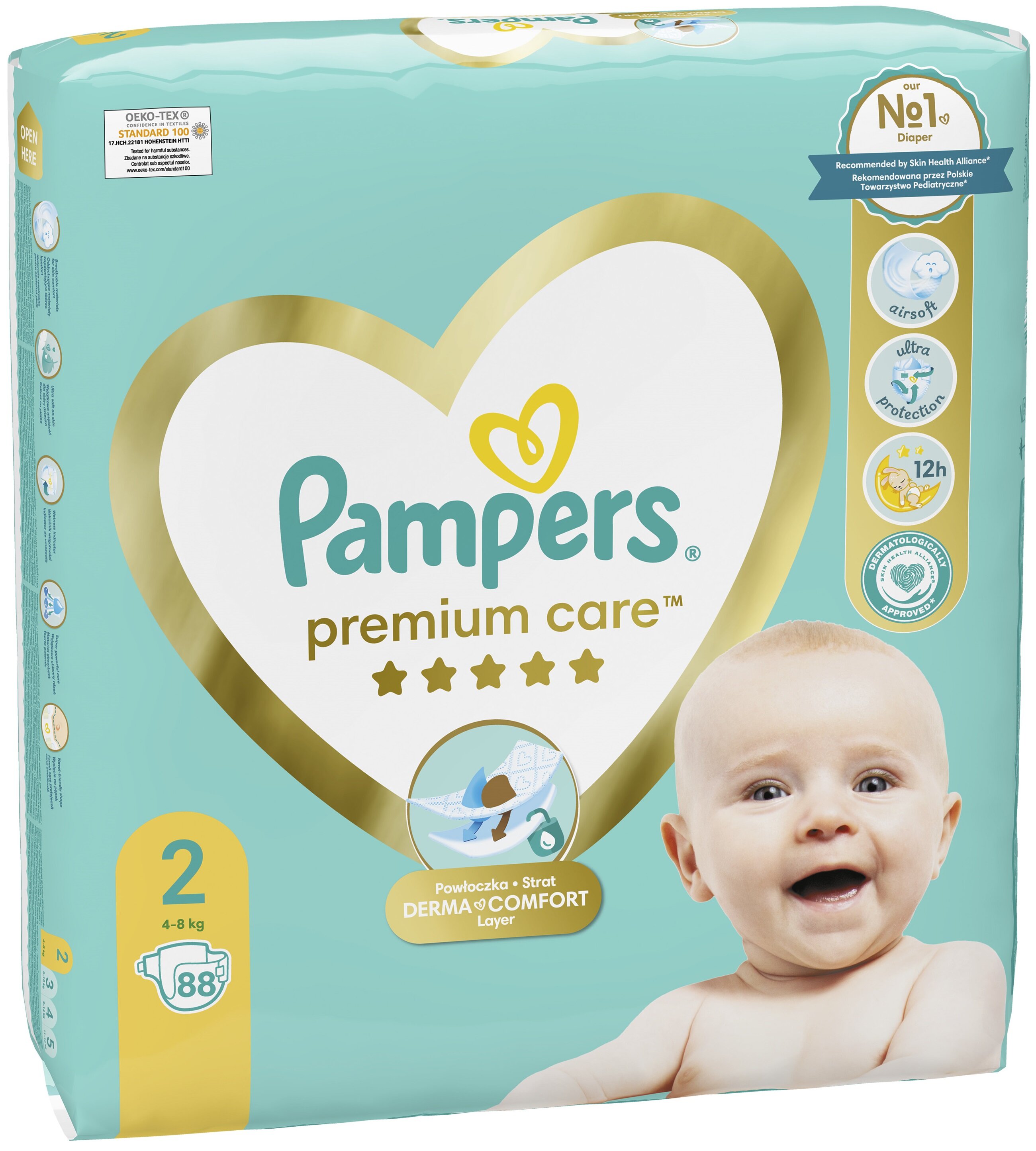 pampers pure wskaznik zasikania