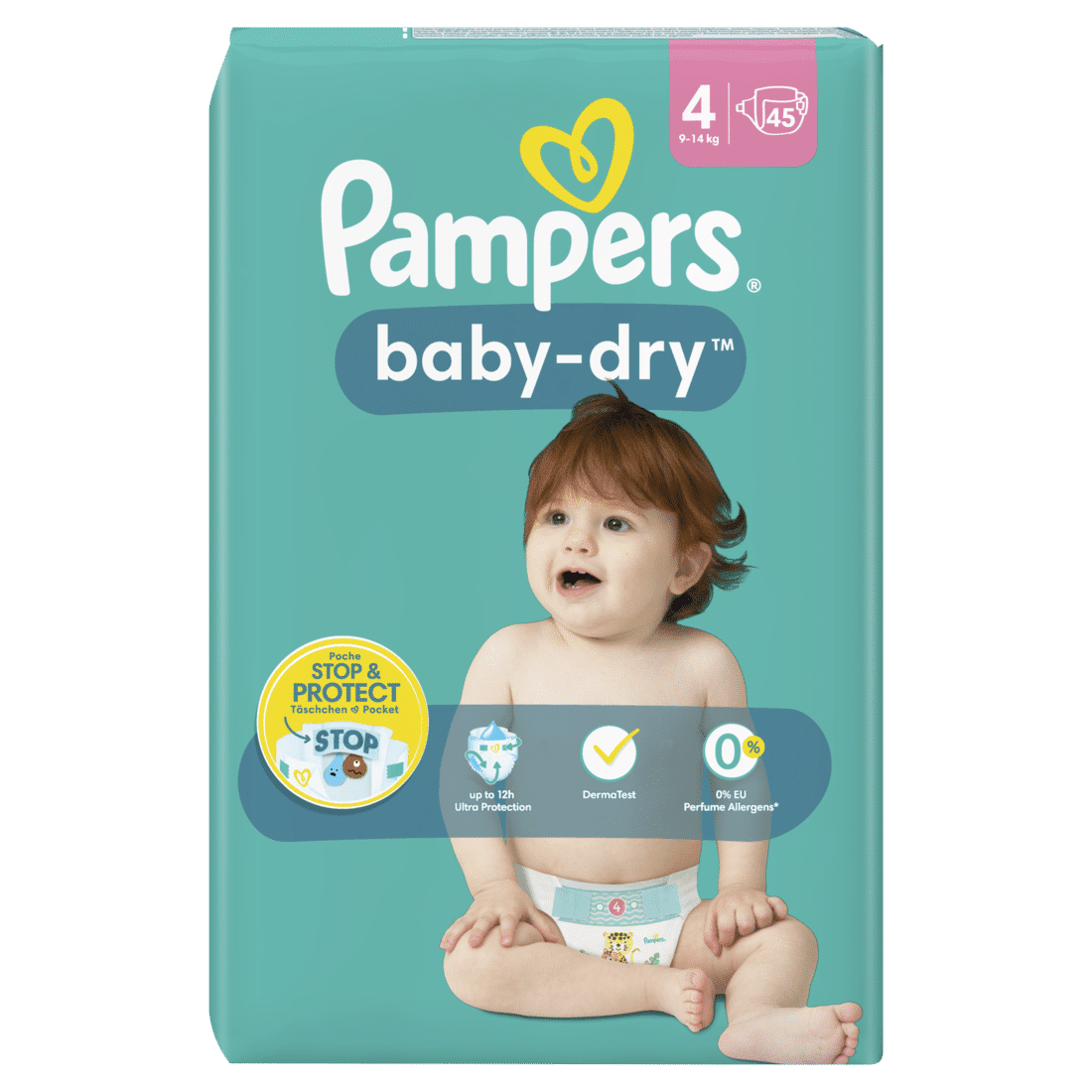 pampers pants niebieski pasek