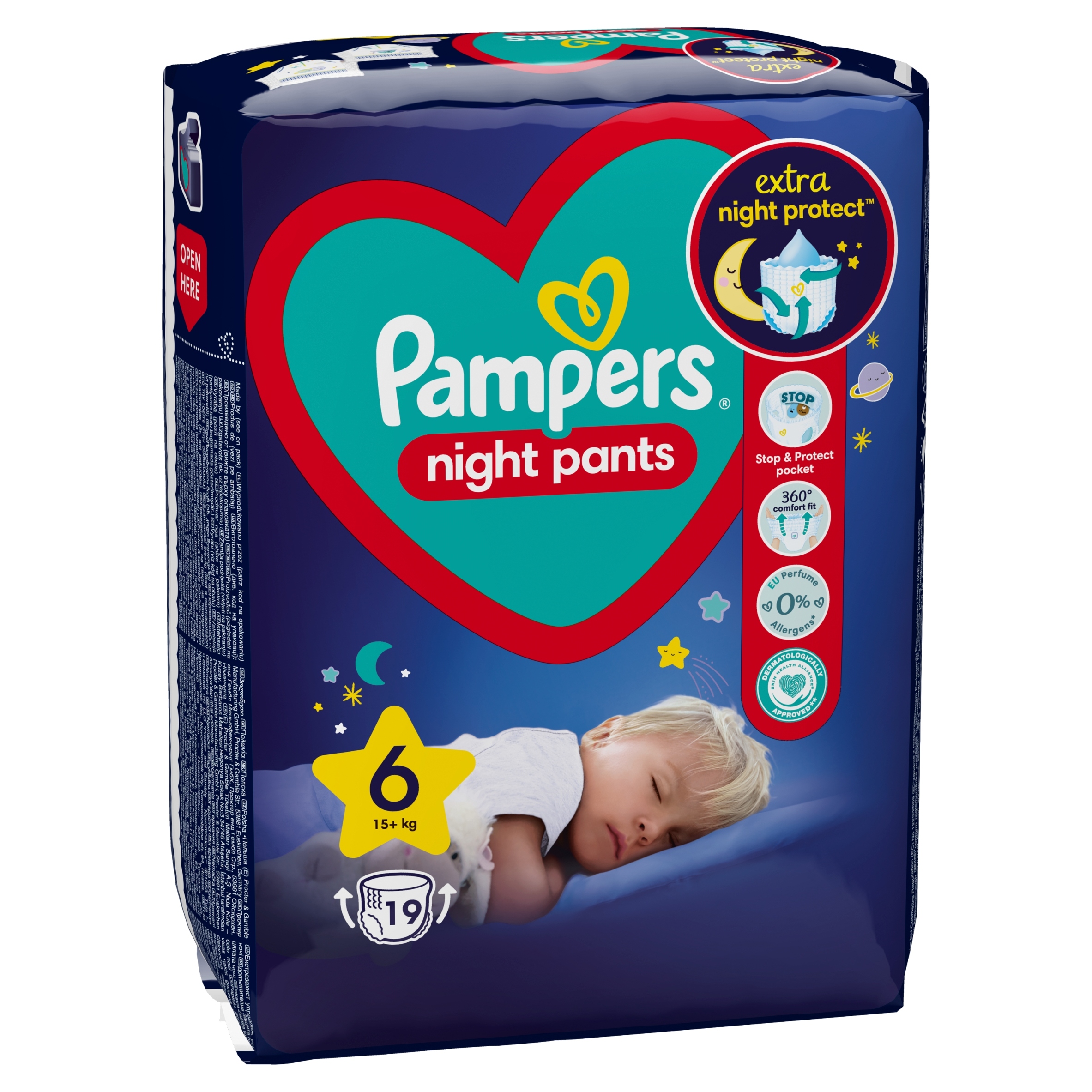 pampers 6 pants 19szt