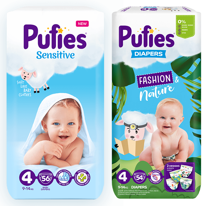 pampers sensitive chusteczki dla niemowląt 4 x 56 szt