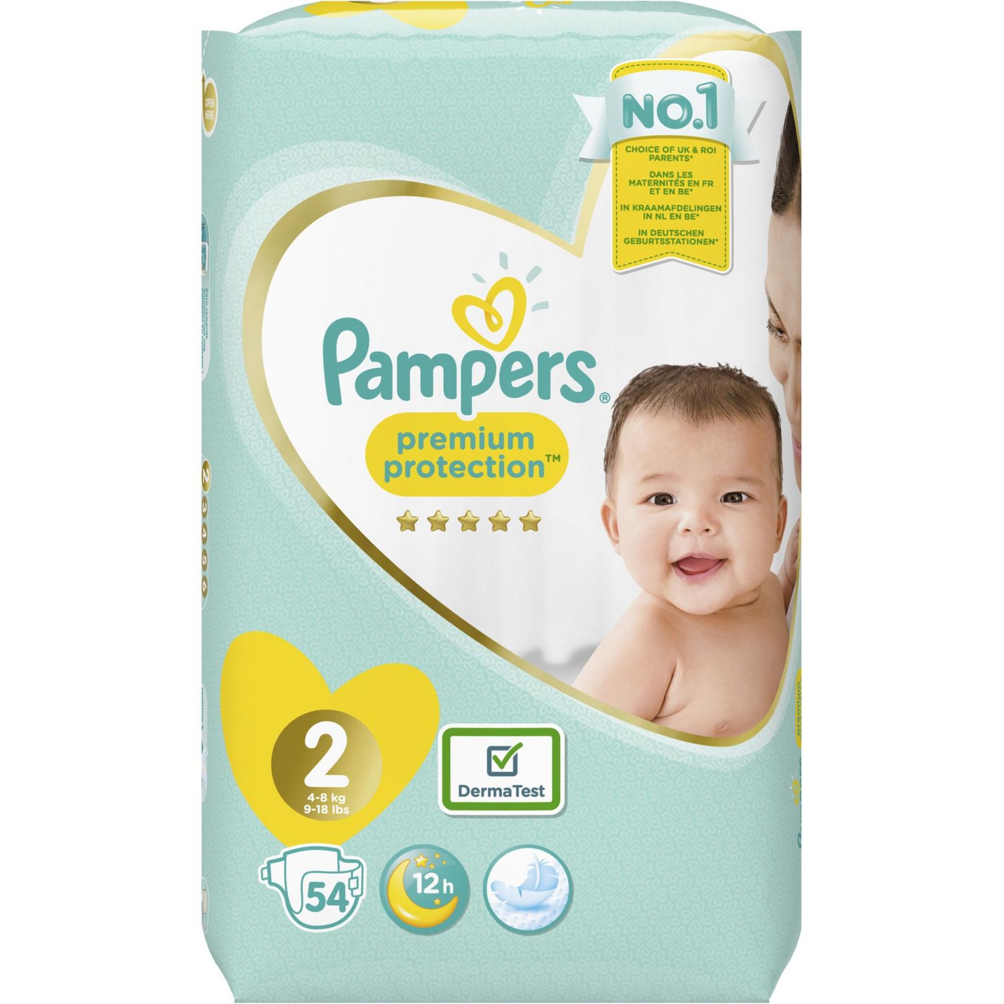 napisy na pieluszkach pampers