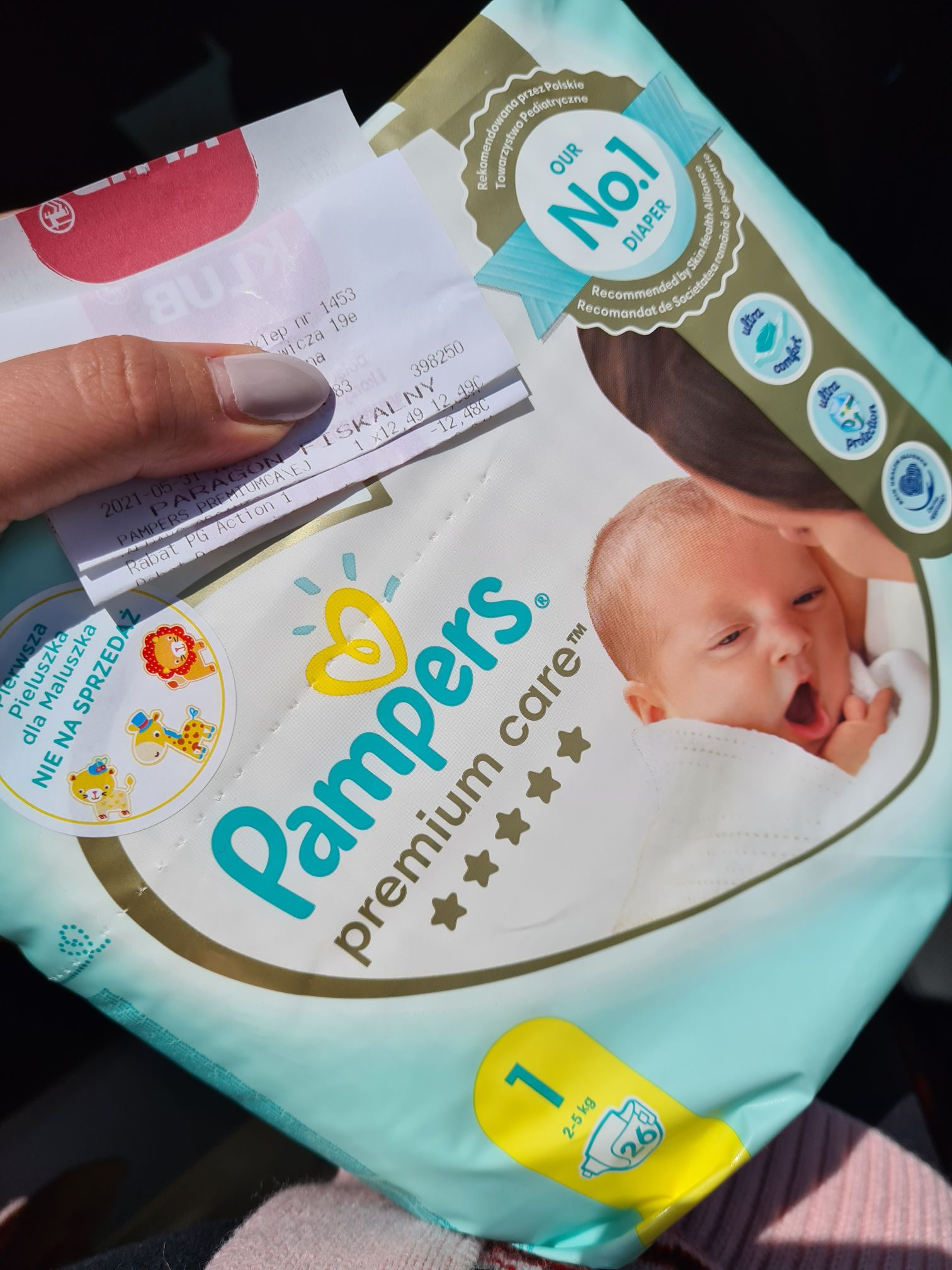 pampers premium care 1 pieluchy delikatne 176szt ceneo