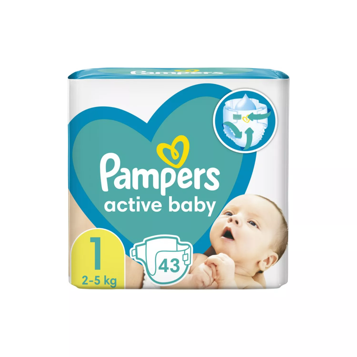 pampers niebieskie