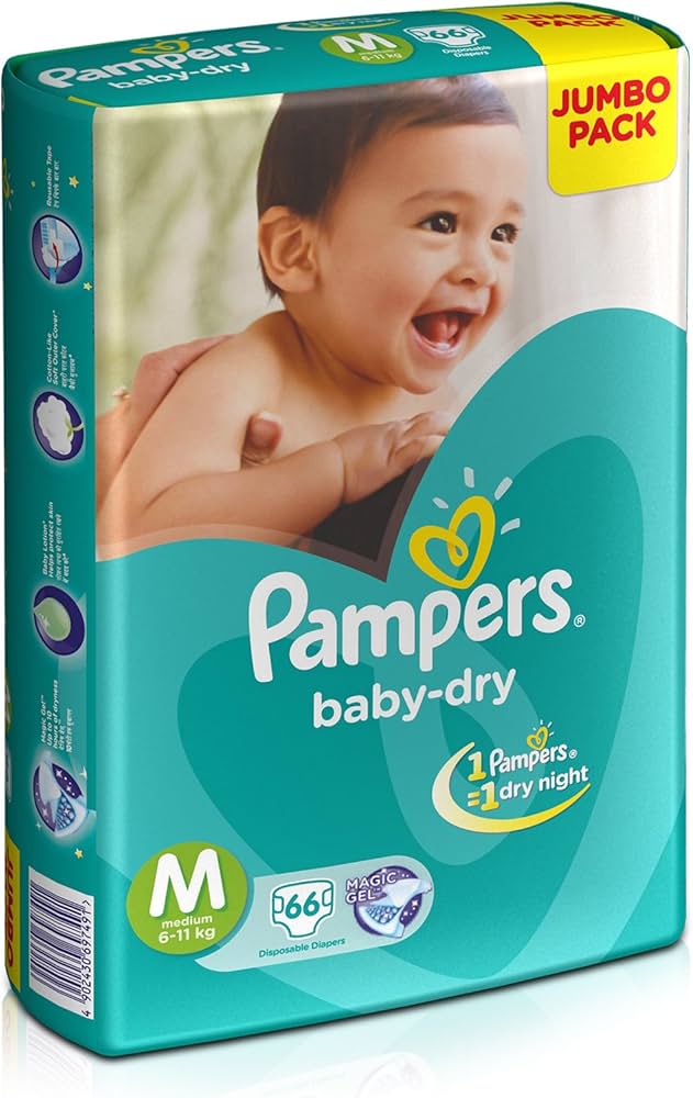 pampers aktiv baby roz 5 64 szt