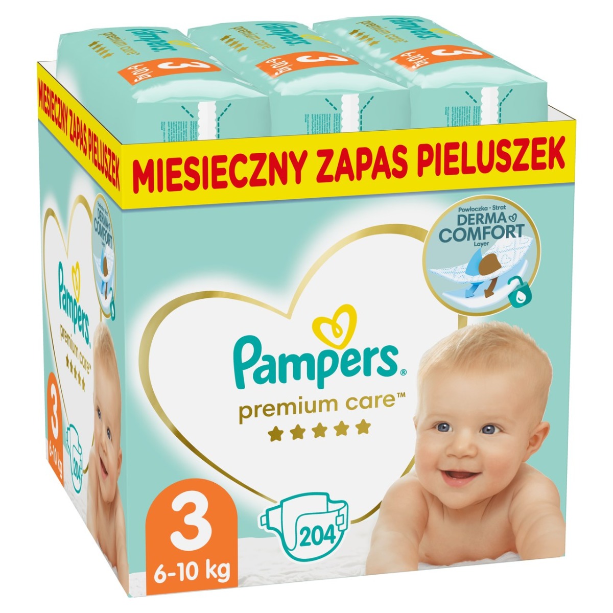 pampers pomarańczowe 3