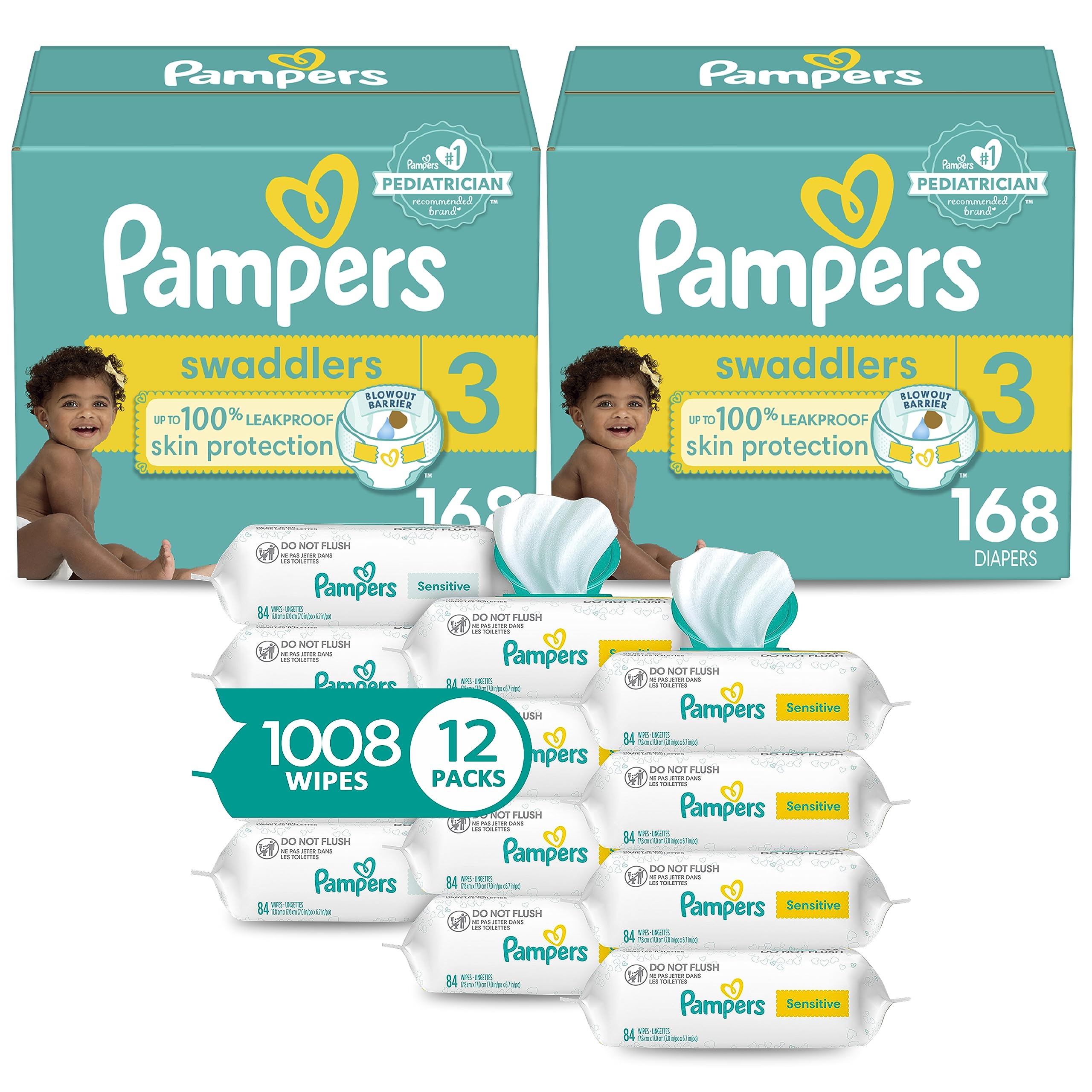 pieluchomajtki pampers pants 5 12-17 kg miesięczny zapas 152