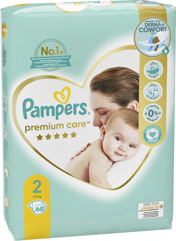 pampers new baby dry pępek