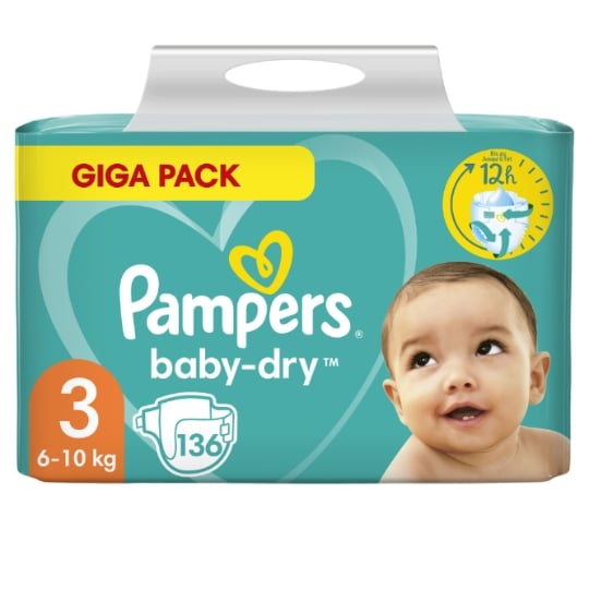 pieluchomajtki pampers pokryte balsamem