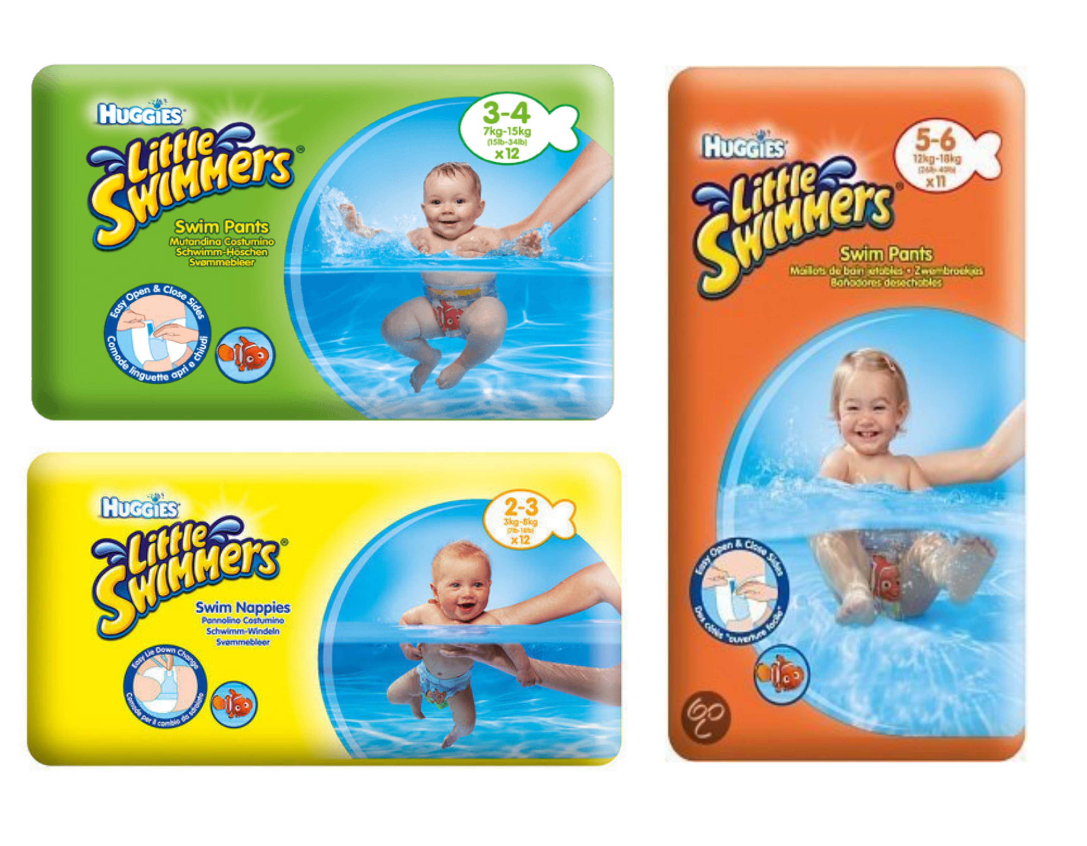 pampers pieluchomajtki splashers