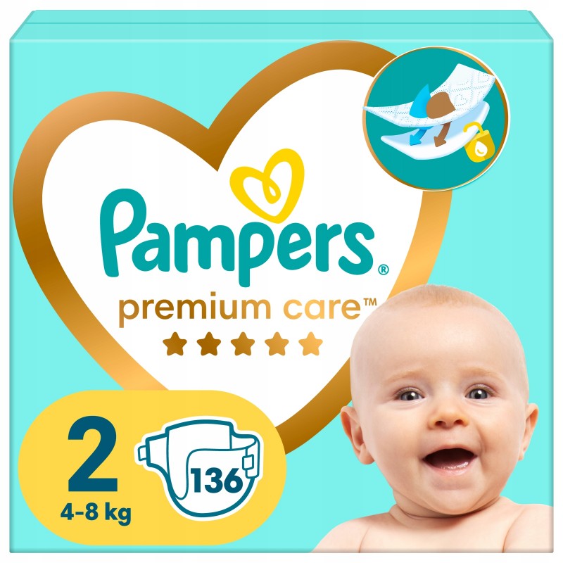 pampers pieluchy premium care 3 204