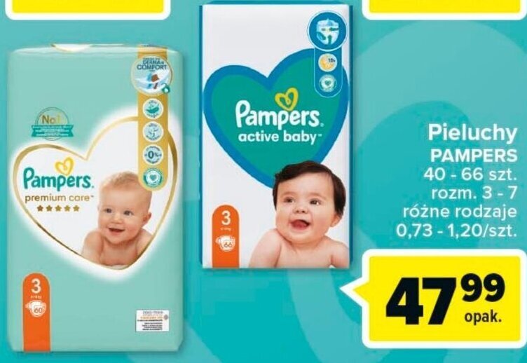 pampers pieluchy dla noworodka