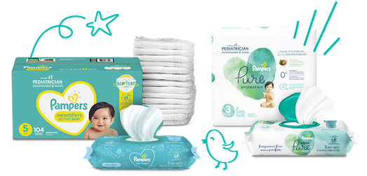 pampers podkłady na łóżko rossmann