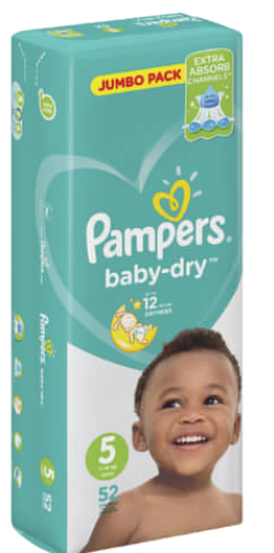 suchy pampers po 5 godzinach