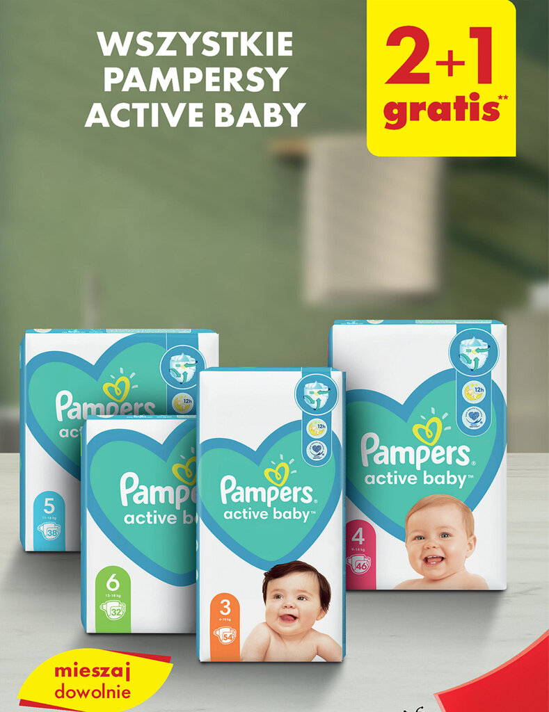 pampers active baby 3 6-10 кг