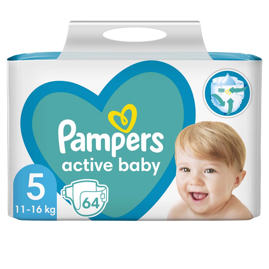 pieluchy pampers active baby 3 70 szt