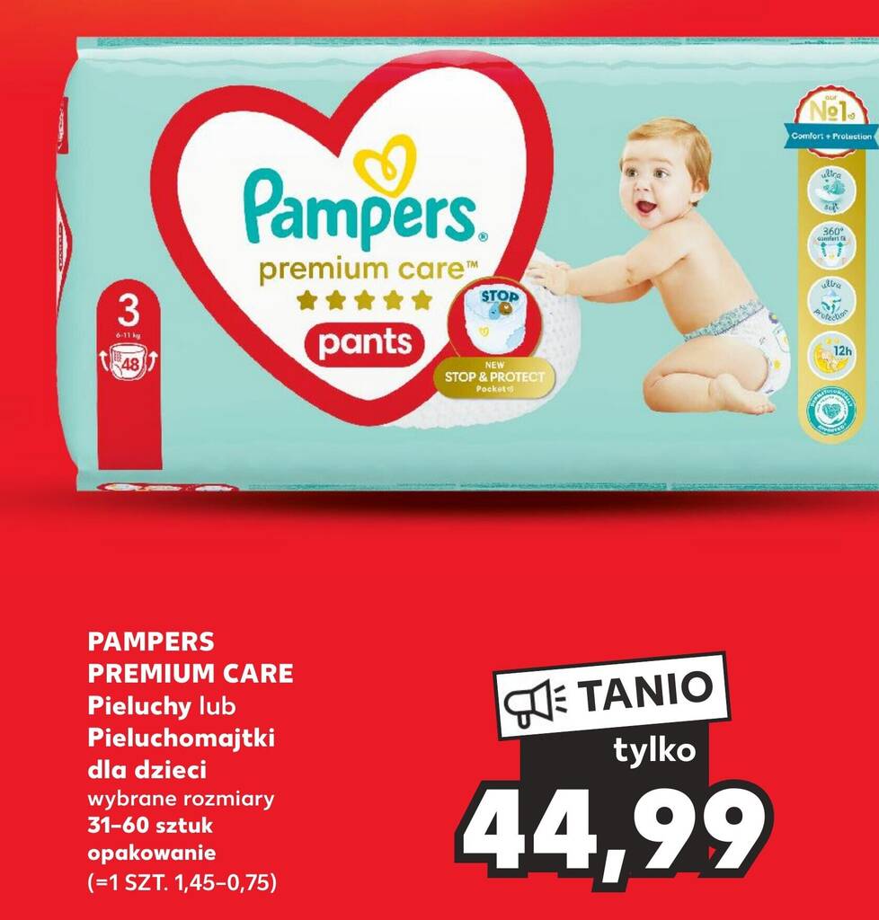 pampers rozmiaru