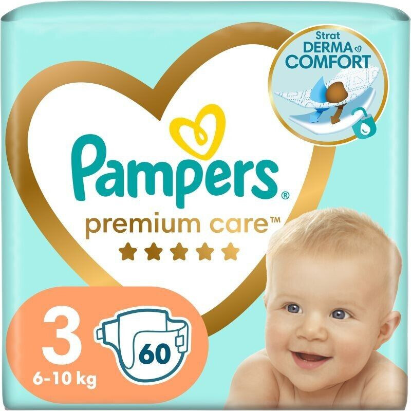 noworodek sika poza pampers