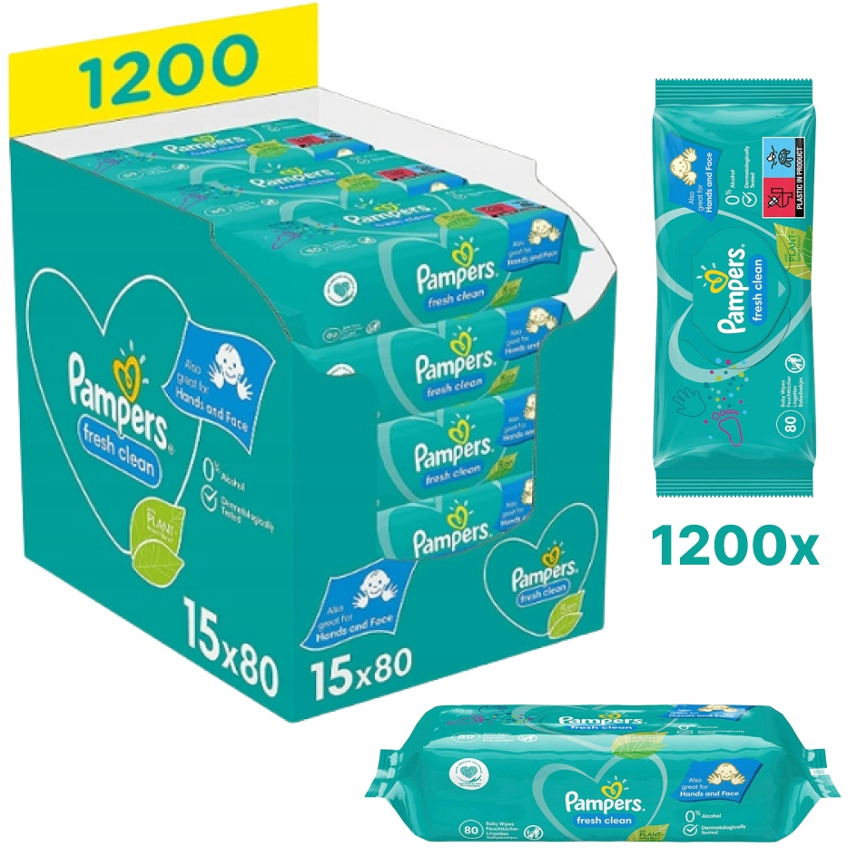 pampers pure chusteczki rossmann