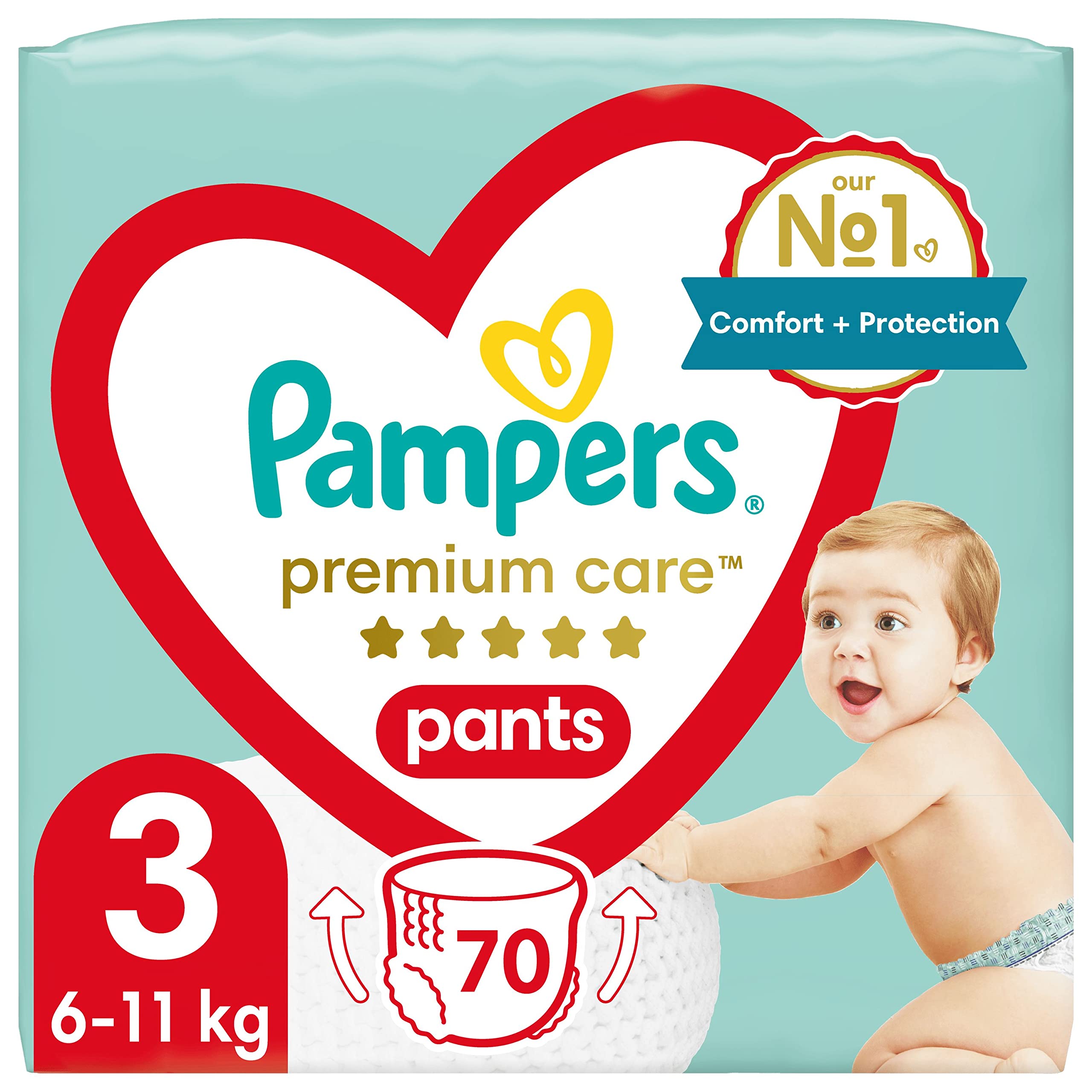 pampers 4 pomarańczowe