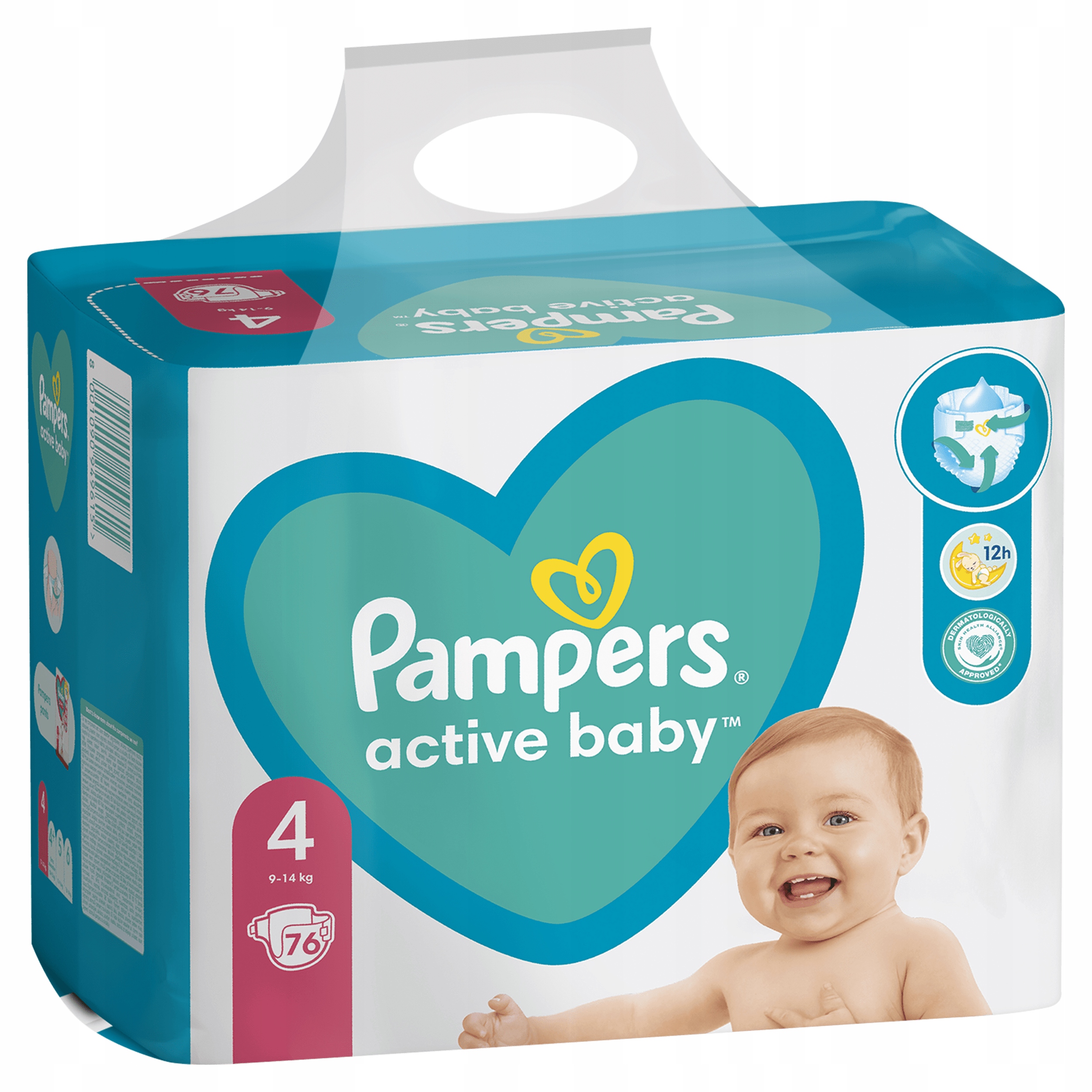 pieluchy pampers 4 rodzaje