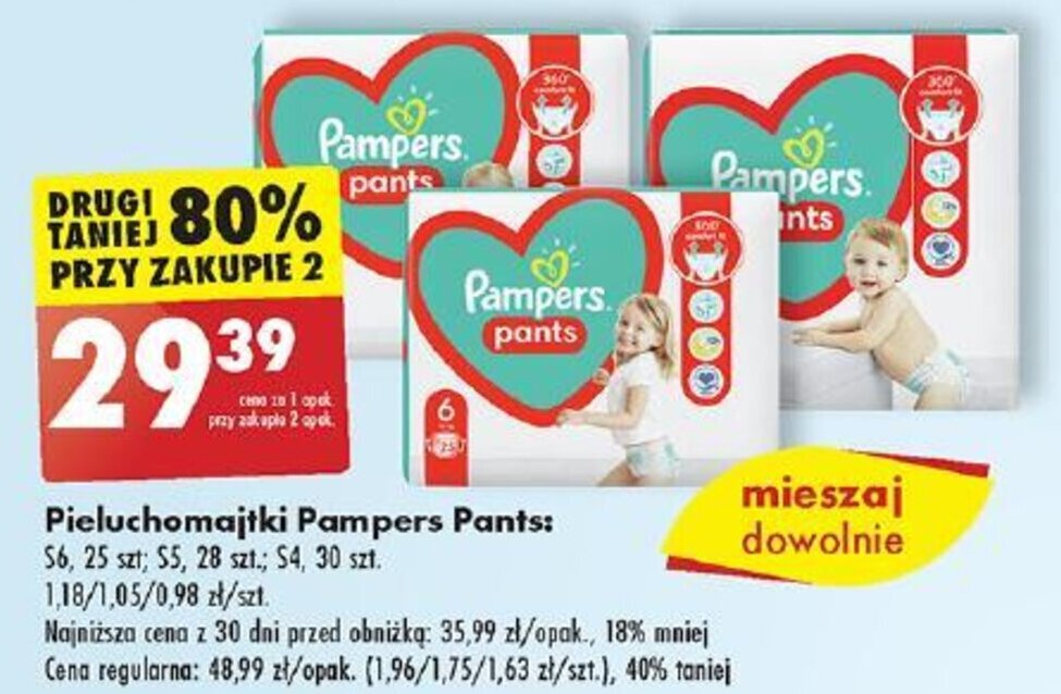 pampers pieluchy bojszowy