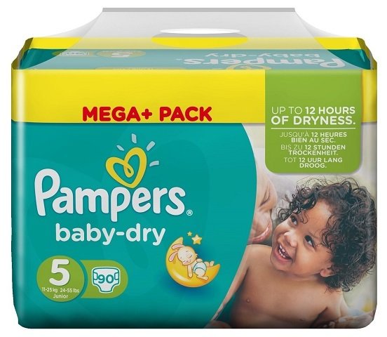 pampers rozmiar 1 jak długo