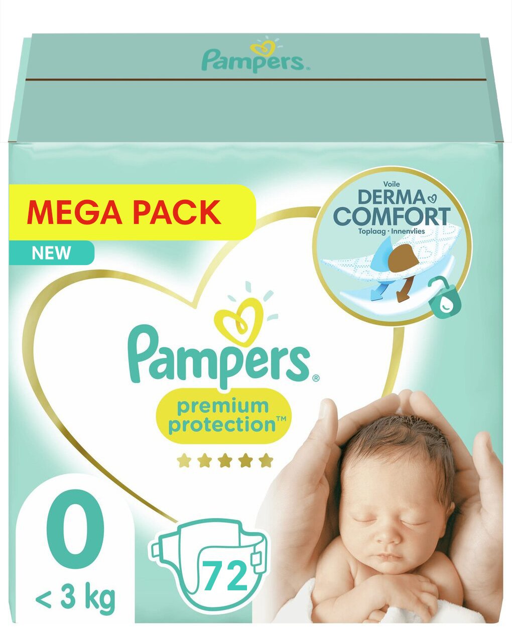 pampers premium care 1 vs new baby dry