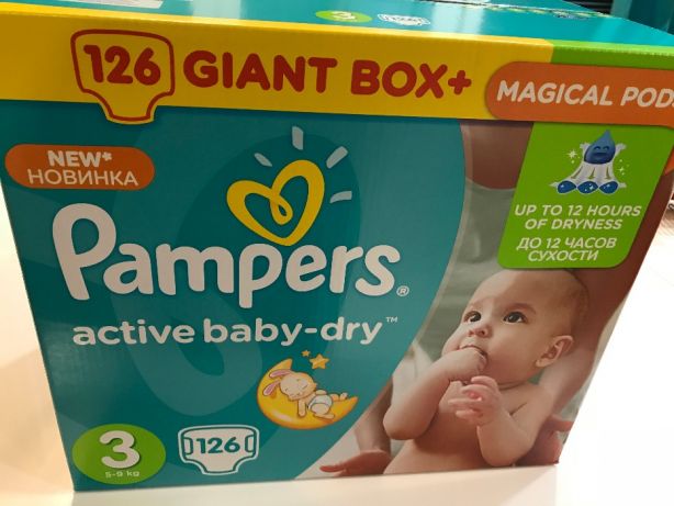 pampers rozmiar 3 58 szt