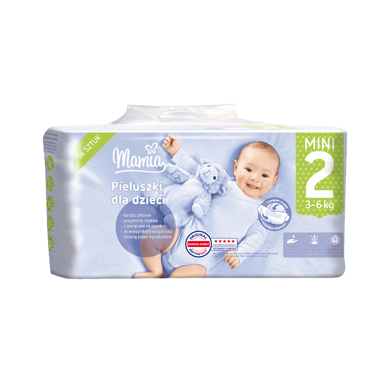 pampers 2 kolor fioletowy